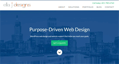 Desktop Screenshot of ellajdesigns.com
